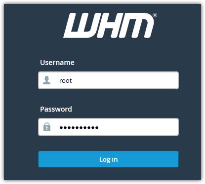 WHM Login